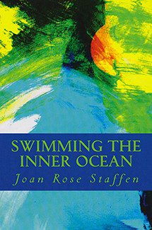 A book cover with the title swimming the inner ocean.